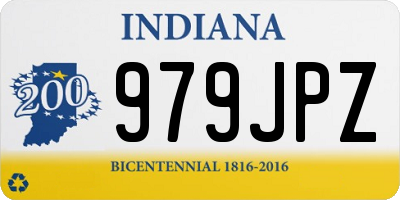 IN license plate 979JPZ