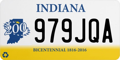 IN license plate 979JQA