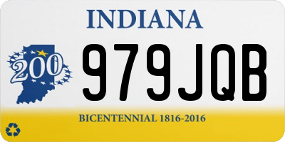IN license plate 979JQB
