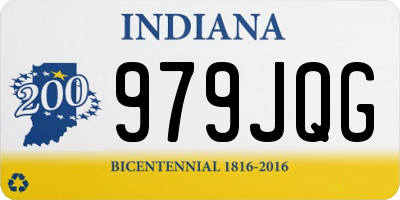 IN license plate 979JQG