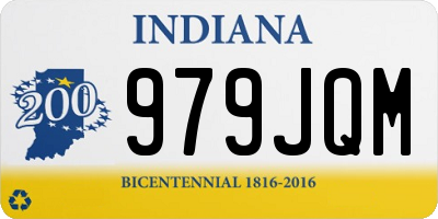 IN license plate 979JQM