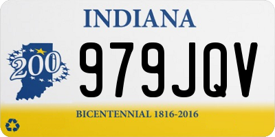 IN license plate 979JQV