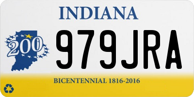IN license plate 979JRA