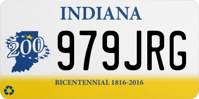 IN license plate 979JRG