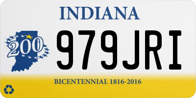 IN license plate 979JRI