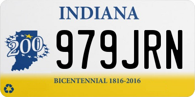 IN license plate 979JRN
