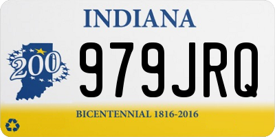 IN license plate 979JRQ