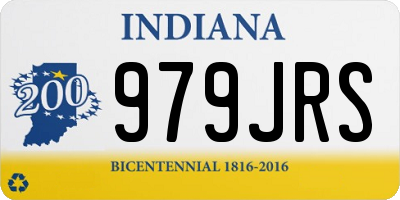 IN license plate 979JRS