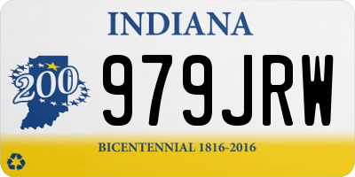 IN license plate 979JRW