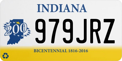 IN license plate 979JRZ
