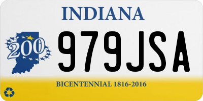 IN license plate 979JSA