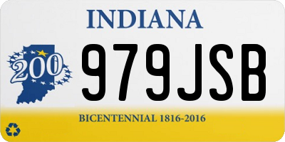 IN license plate 979JSB