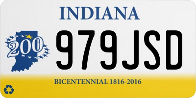 IN license plate 979JSD