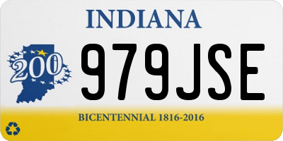 IN license plate 979JSE