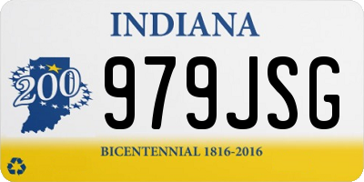 IN license plate 979JSG