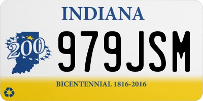 IN license plate 979JSM
