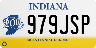 IN license plate 979JSP