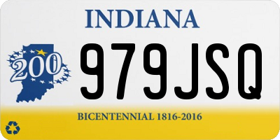 IN license plate 979JSQ