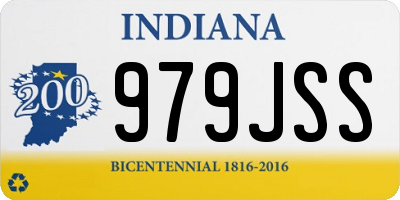 IN license plate 979JSS