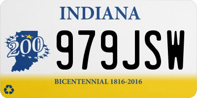 IN license plate 979JSW