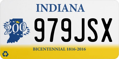 IN license plate 979JSX