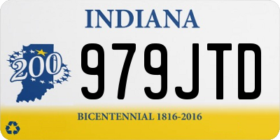 IN license plate 979JTD