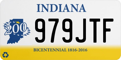 IN license plate 979JTF