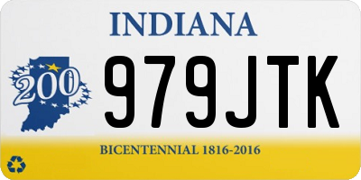 IN license plate 979JTK