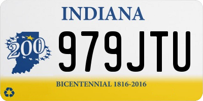 IN license plate 979JTU