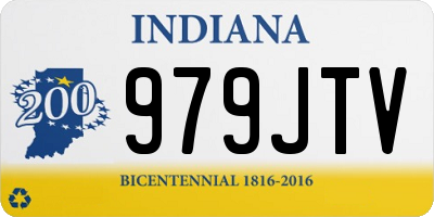 IN license plate 979JTV