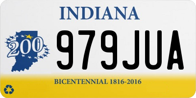 IN license plate 979JUA