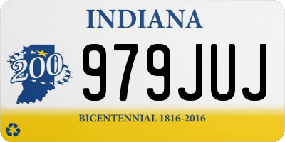 IN license plate 979JUJ