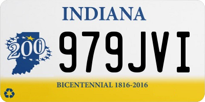 IN license plate 979JVI