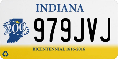 IN license plate 979JVJ
