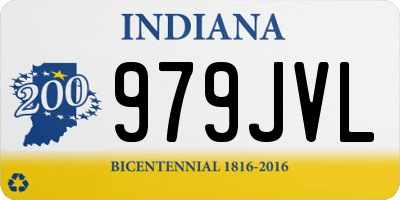 IN license plate 979JVL