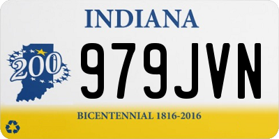 IN license plate 979JVN