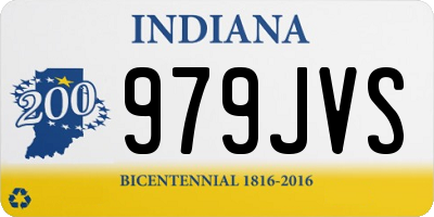 IN license plate 979JVS