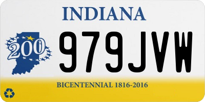IN license plate 979JVW