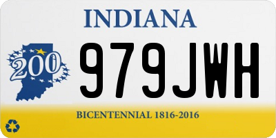 IN license plate 979JWH
