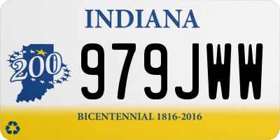 IN license plate 979JWW