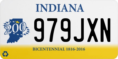 IN license plate 979JXN