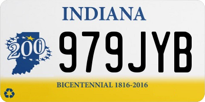 IN license plate 979JYB