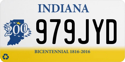 IN license plate 979JYD