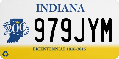 IN license plate 979JYM