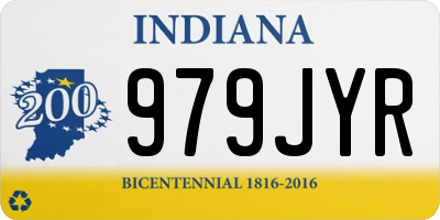 IN license plate 979JYR