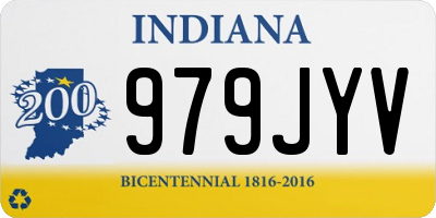 IN license plate 979JYV