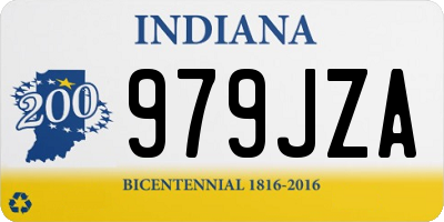 IN license plate 979JZA