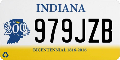 IN license plate 979JZB
