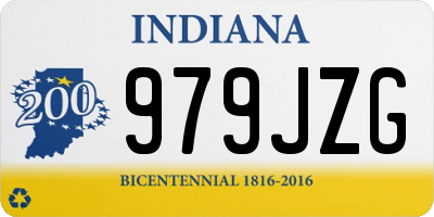 IN license plate 979JZG
