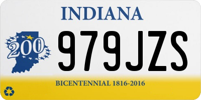 IN license plate 979JZS